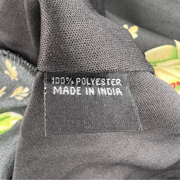 NEW 1X THREAD STORY BLACK FLORAL SATIN JUMPSUIT WIDE LEG  EVENT PARTY - Picture 15 of 16